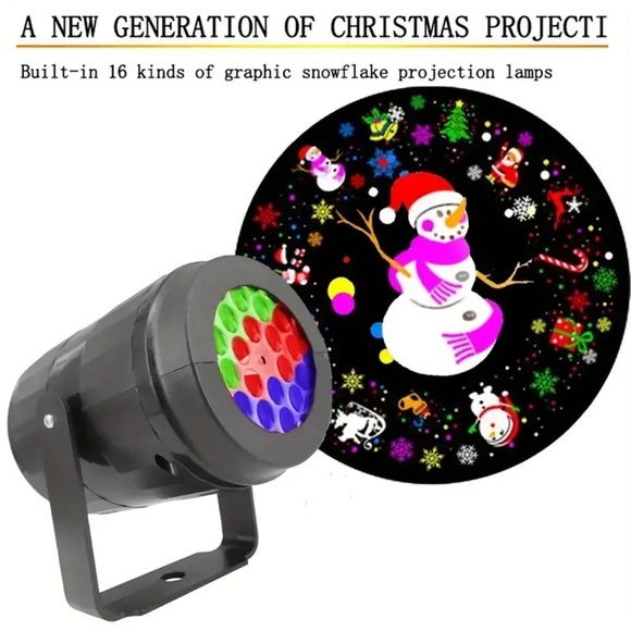Christmas Projector Lights, Led Waterproof Christmas Laser Lights plugin - Picture 7 of 15